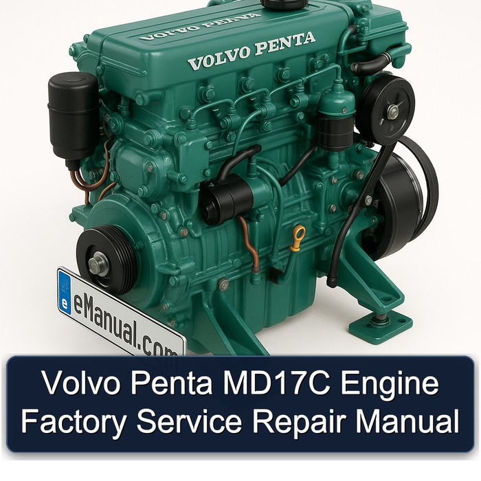 Volvo Penta MD17C Engine Factory Manual de servicio y reparación