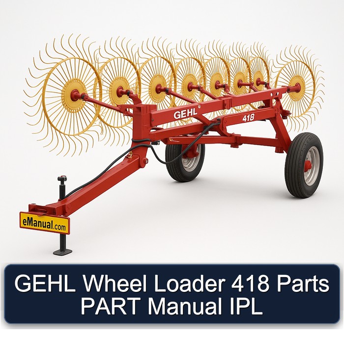 Manual de Partes IPL para Cargadora de Ruedas GEHL 418