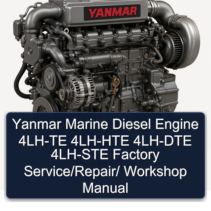 Yanmar Marine Dieselmotoren 4LH-TE, 4LH-HTE, 4LH-DTE, 4LH-STE Werkstatthandbuch