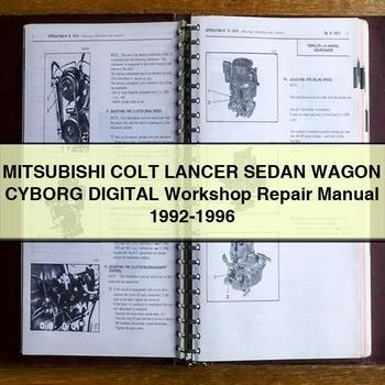 1992 Mitsubushi Colt Lancer Sedan Wagon Cyborg Digital Workshop Service Repair Manual PDF Download