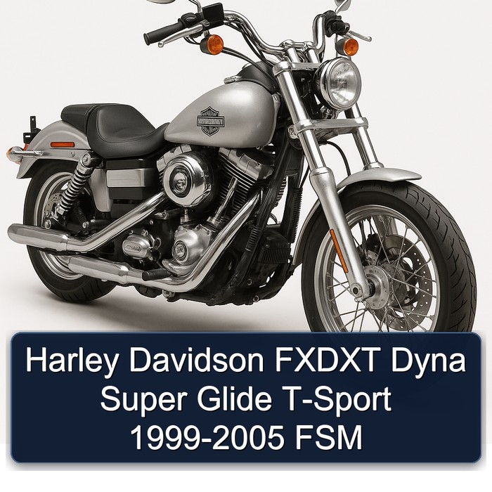 Harley Davidson FXDXT Dyna Super Glide T-Sport 1999-2005 FSM