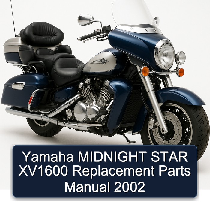 Yamaha MIDNIGHT STAR XV1600 Replacement Parts Manual 2002