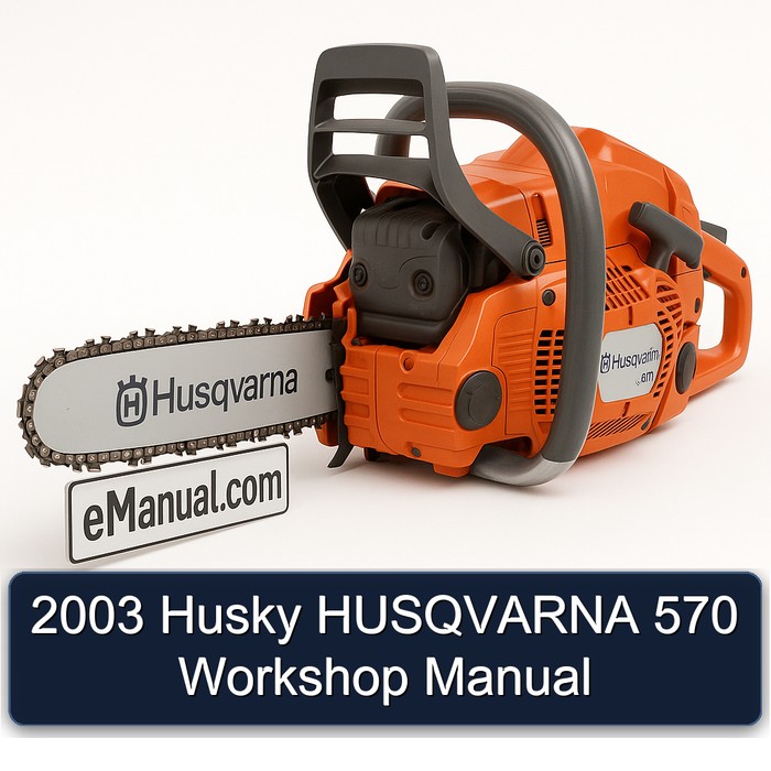 2003 Husky HUSQVARNA 570 Workshop Manual