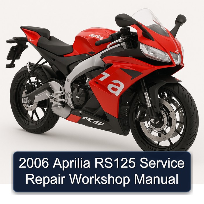 2006 Aprilia RS125 Service Repair Workshop Manual