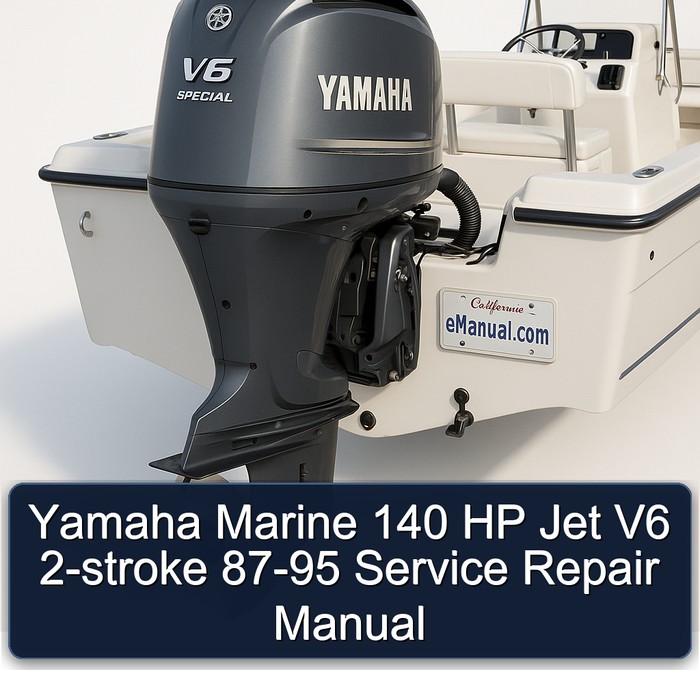 Yamaha Marine 140 HP Jet V6 2-stroke 87-95 Service Repair Manual 