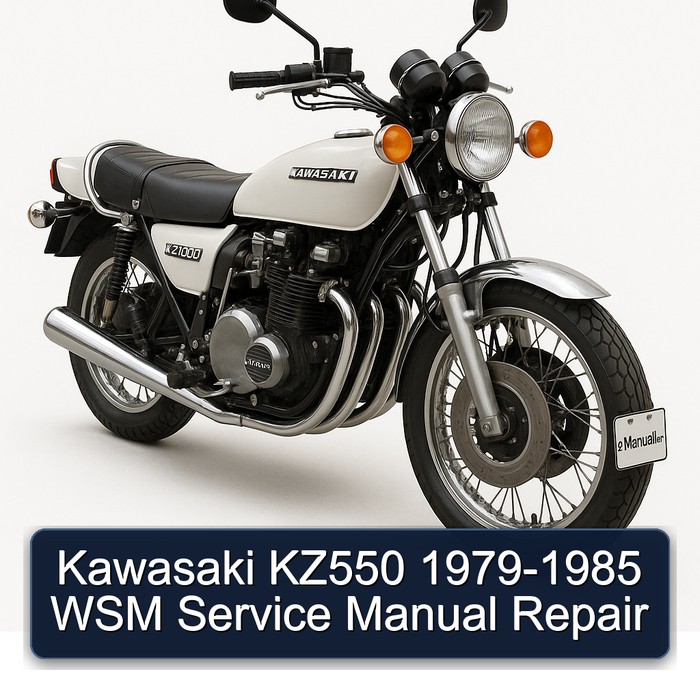 Kawasaki KZ550 1979-1985 WSM Service Manual Repair