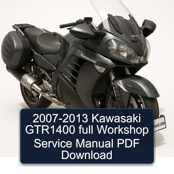 2007-2013 Kawasaki GTR1400 full Workshop Service Manual PDF Download