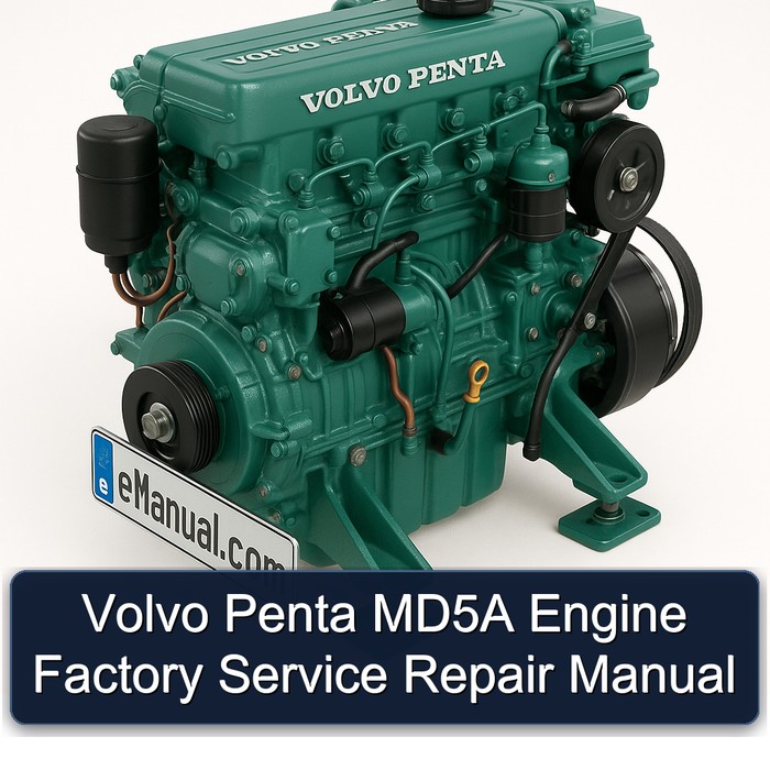 Volvo Penta MD5A Engine Factory Manual de servicio y reparación