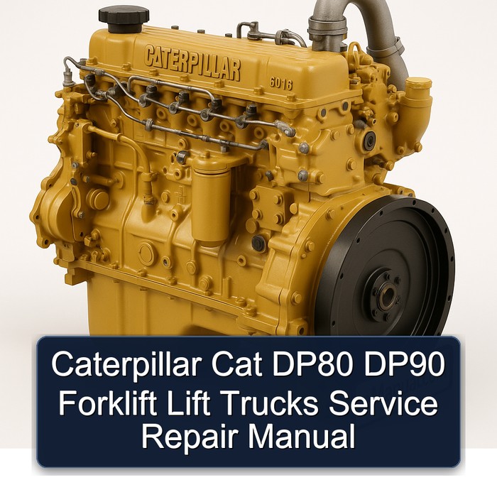 Manual de Servicio y Reparación para Montacargas Caterpillar Cat DP80 DP90