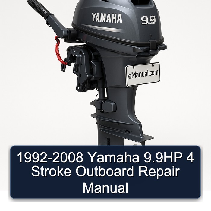 1992-2008 Yamaha 9.9HP 4 Stroke Outboard Repair Manual