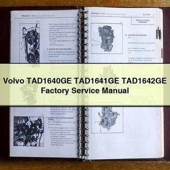 Volvo TAD1640GE TAD1641GE TAD1642GE Workshop Service Repair Manual PDF Download