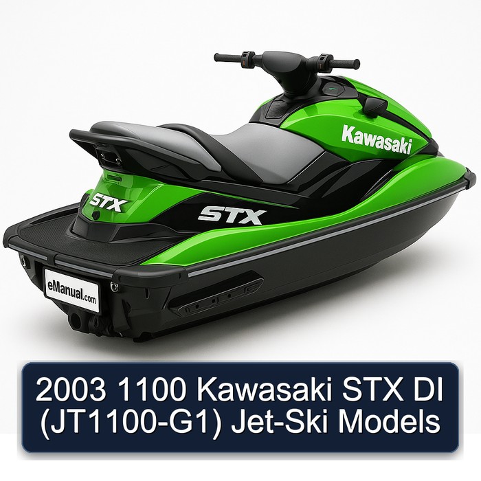 2003 1100 Kawasaki STX DI (JT1100-G1) Jet-Ski Models