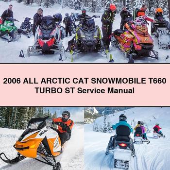 2006 All Arctic CAT Snowmobile T660 Turbo ST Manual de servicio y reparación