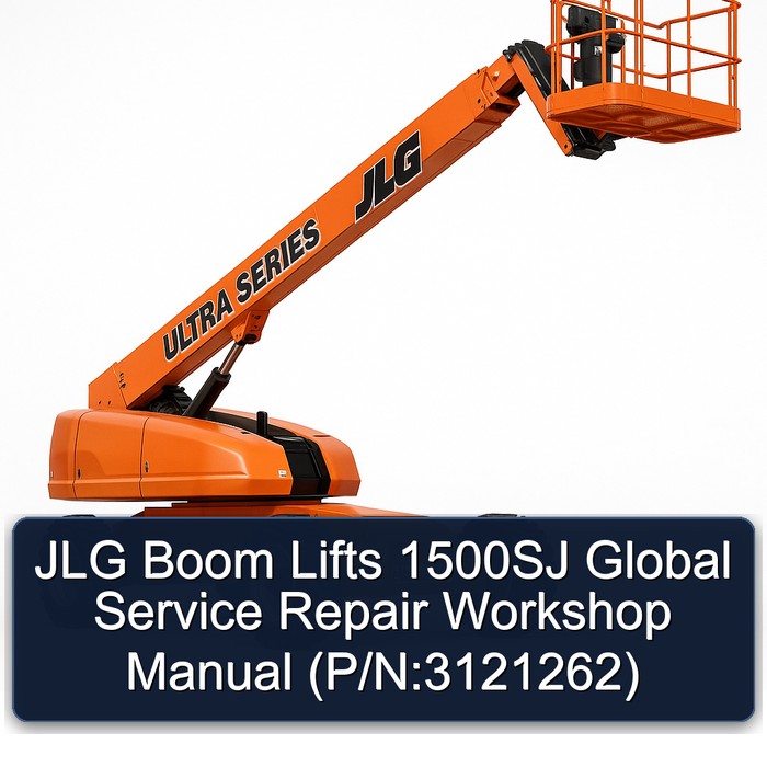 Jlg Boom Lifts 1500SJ Global (P/N:3121262) Workshop Service Repair Manual PDF Download