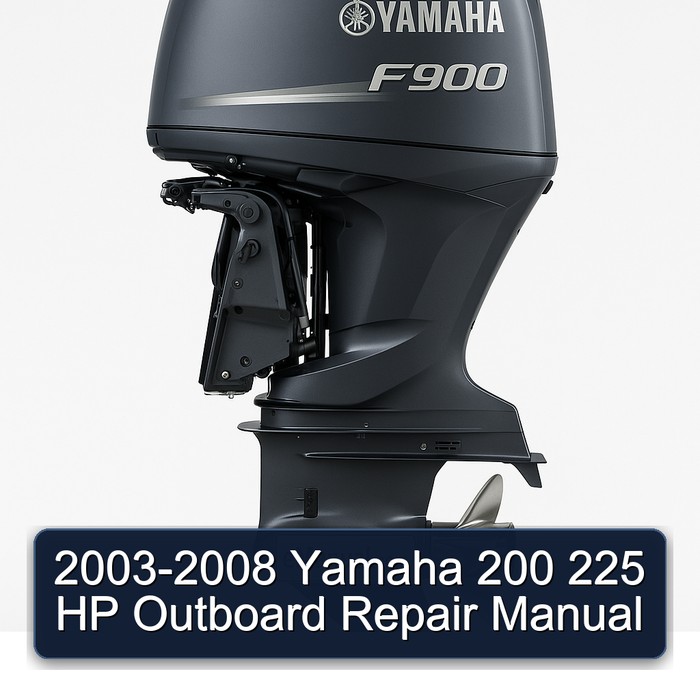2003-2008 Yamaha 200 225 HP Outboard Repair Manual
