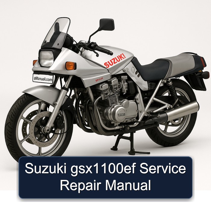 Suzuki gsx1100ef Manual de servicio y reparación