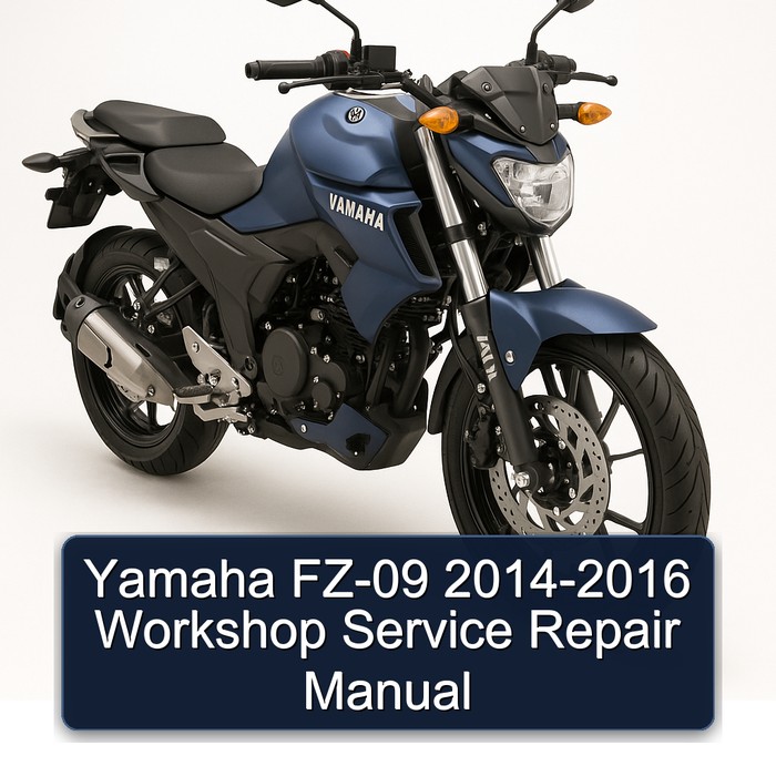 Yamaha FZ-09 2014-2016 Workshop Manual de servicio y reparación