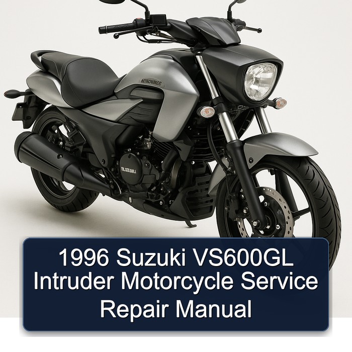 1996 Suzuki VS600GL Intruder Motorcycle Manual de servicio y reparación