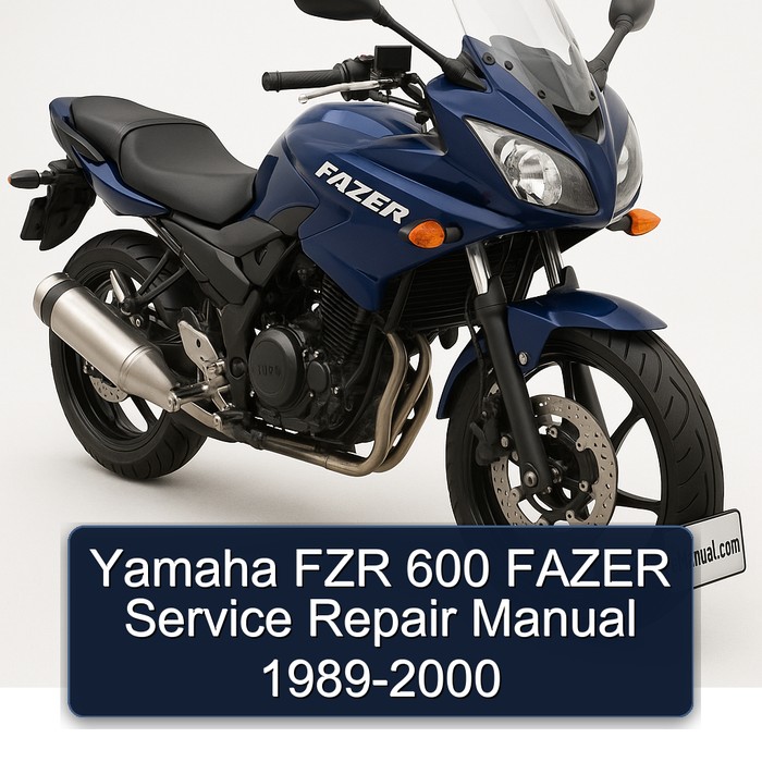 Yamaha FZR 600 FAZER Service Repair Manual 1989-2000