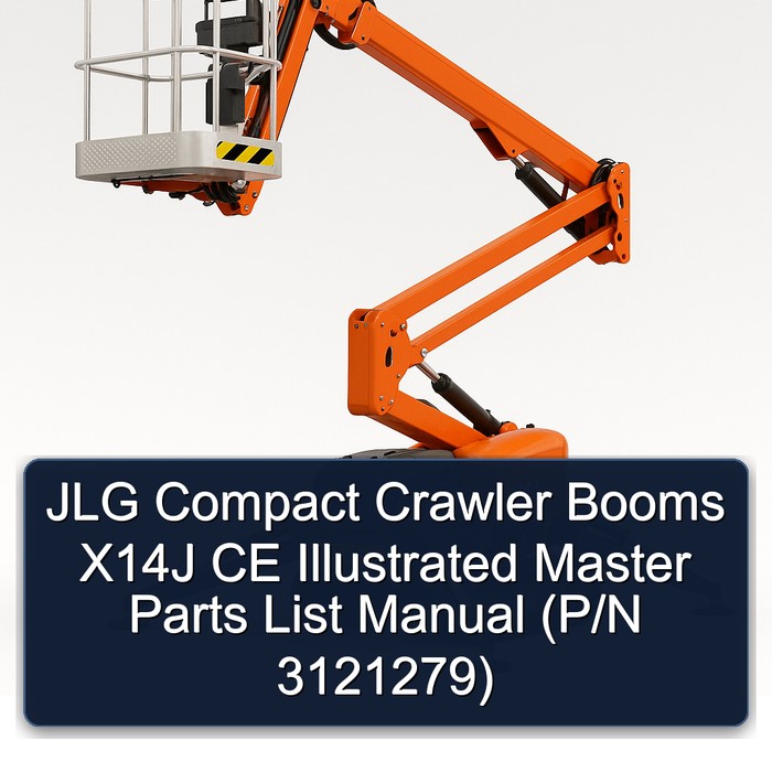 Jlg Compact Crawler Booms X14J Ce (P/N 3121279) Parts Catalog PDF Download