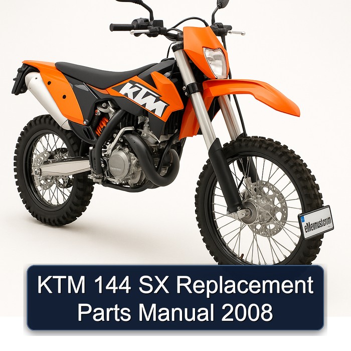 KTM 144 SX Replacement Parts Manual 2008