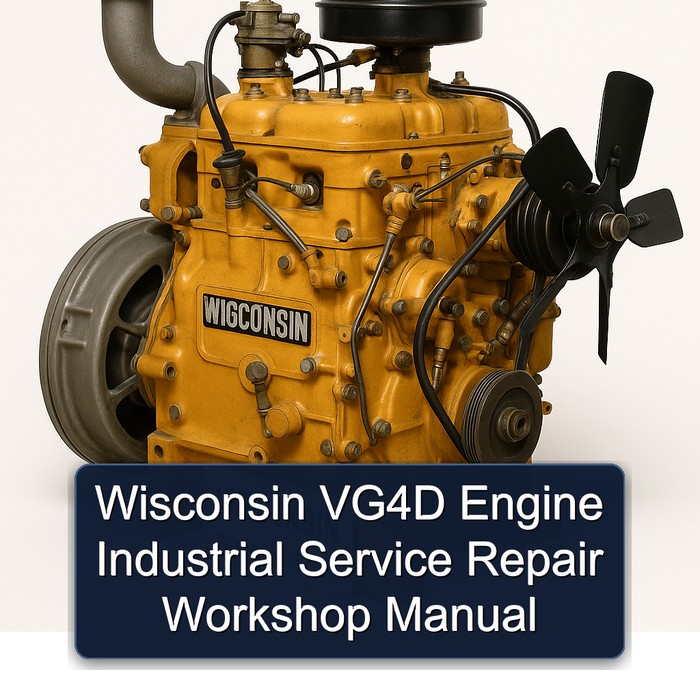 Manual de Reparación del Motor Industrial VG4D de Wisconsin