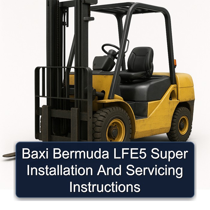 Baxi Bermuda LFE5 Super Installation and Servicing Instructions PDF Download