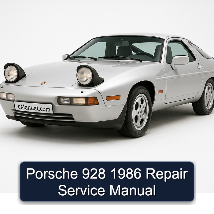 Porsche 928 1986 Repair Service Manual