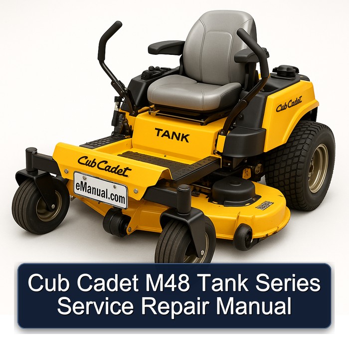 Cub Cadet M48 Tank Series: Service- und Reparaturhandbuch