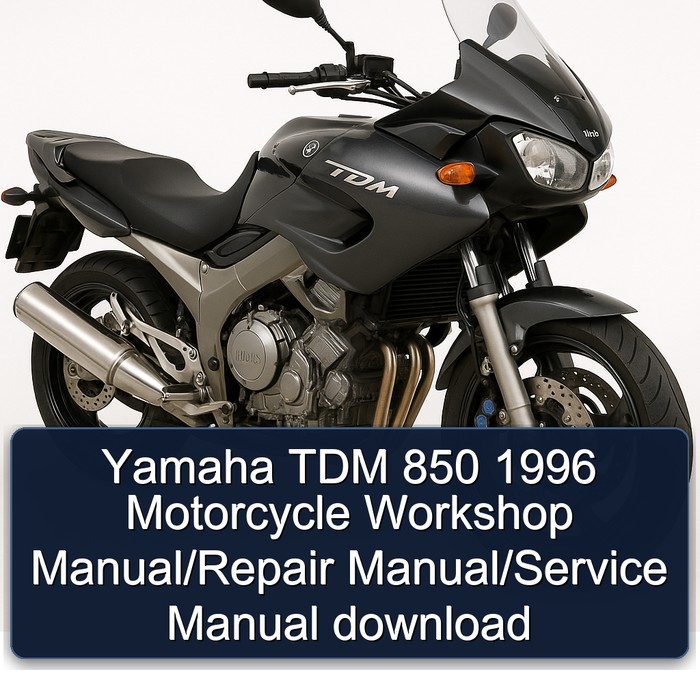 Yamaha TDM 850 1996 Motorcycle Workshop Manual/Repair Manual/Service Manual download