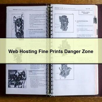 Web Hosting Fine Prints Danger Zone PDF Download
