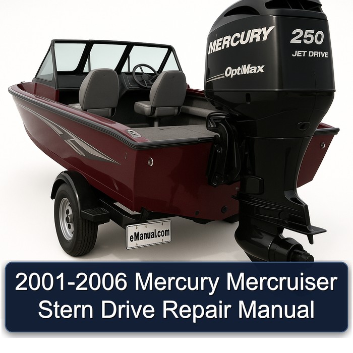 2001-2006 Mercury Mercruiser Stern Drive Repair Manual 