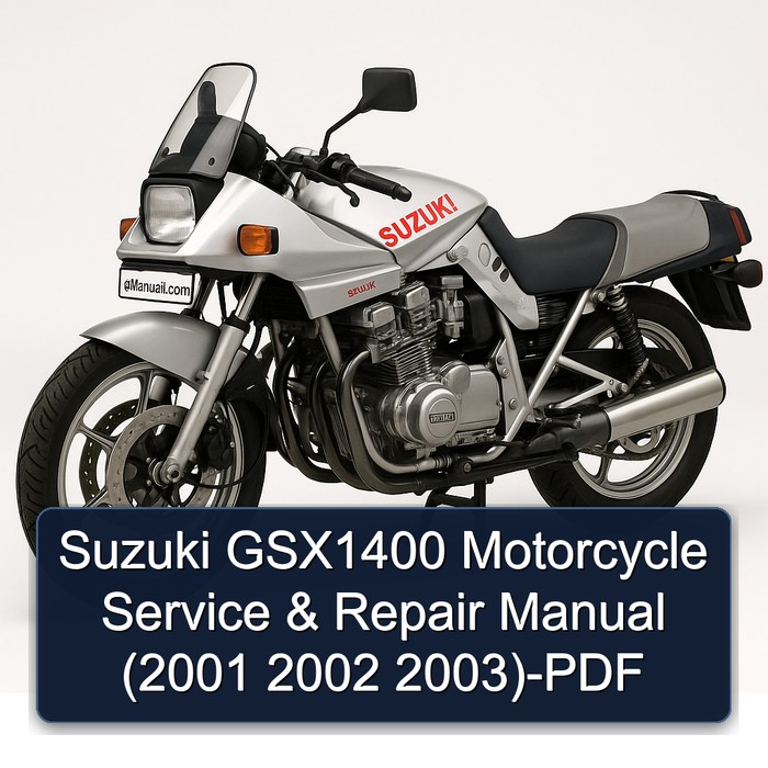 Suzuki GSX1400 Motorcycle Manual de servicio y reparación (2001 2002 2003)-PDF