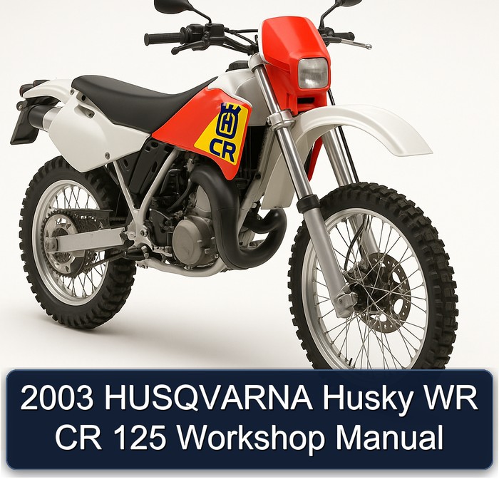 2003 HUSQVARNA Husky WR CR 125 Workshop Manual