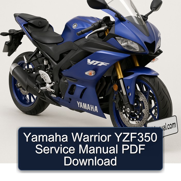 Yamaha Warrior YZF350 Service Manual PDF Download
