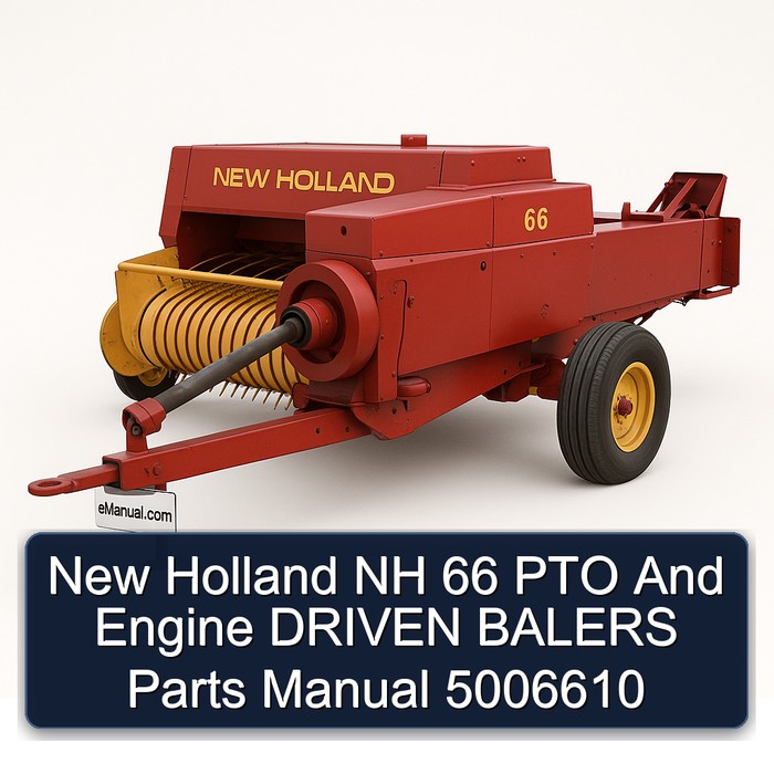 Manual de Partes para Empacadoras NH 66 de New Holland (Accionamiento por PTO y Motor)