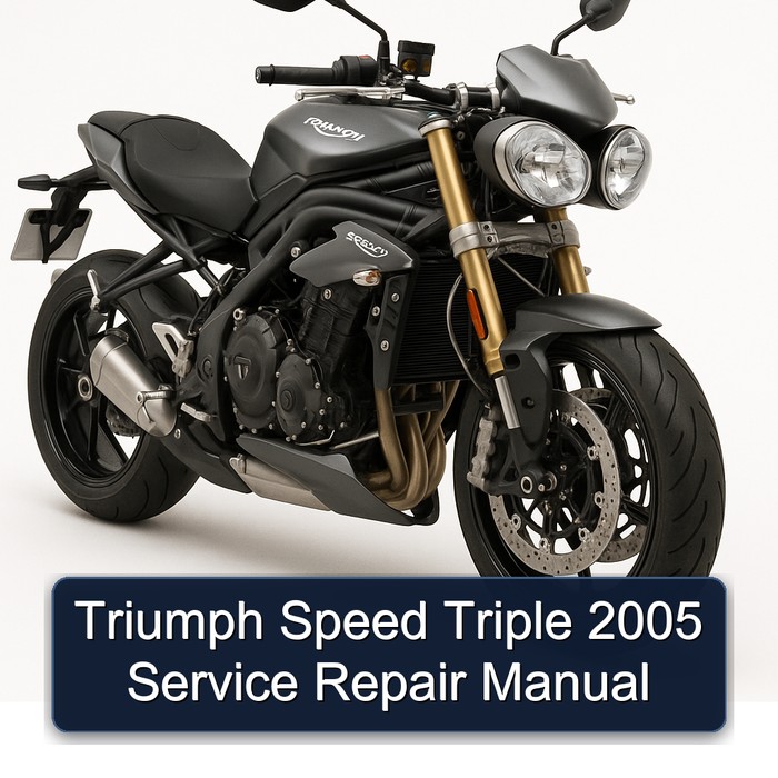 Triumph Speed Triple 2005 Manual de servicio y reparación