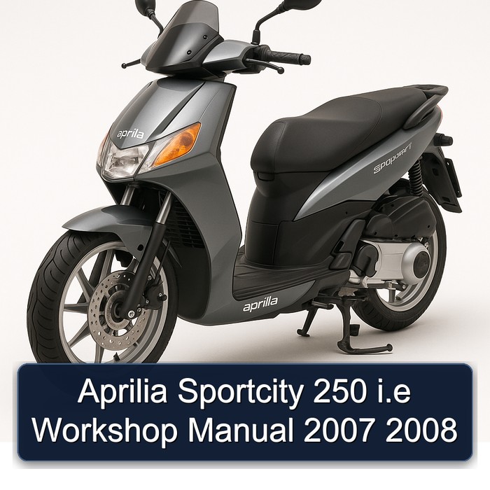 Aprilia Sportcity 250 i.e Workshop Manual 2007 2008