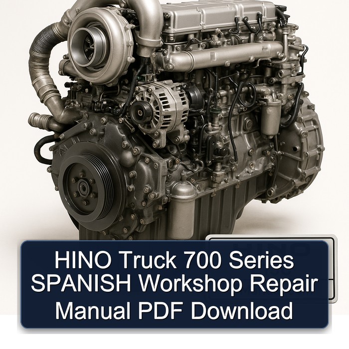 HINO Truck 700 Series SPANISH Workshop Repair Manual PDF Download