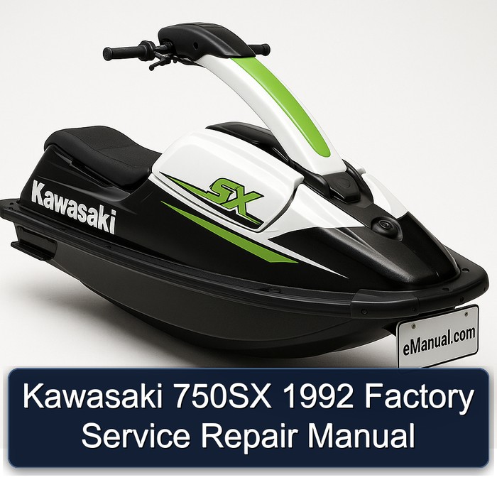 Kawasaki 750SX 1992 Factory Service Repair Manual