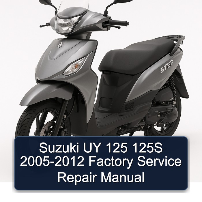 Suzuki UY 125 125S 2005-2012 Factory Manual de servicio y reparación