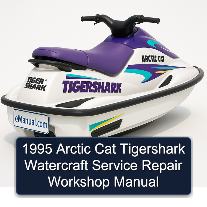 1995 Arctic Cat Tigershark Watercraft Service Repair Workshop Manual 
