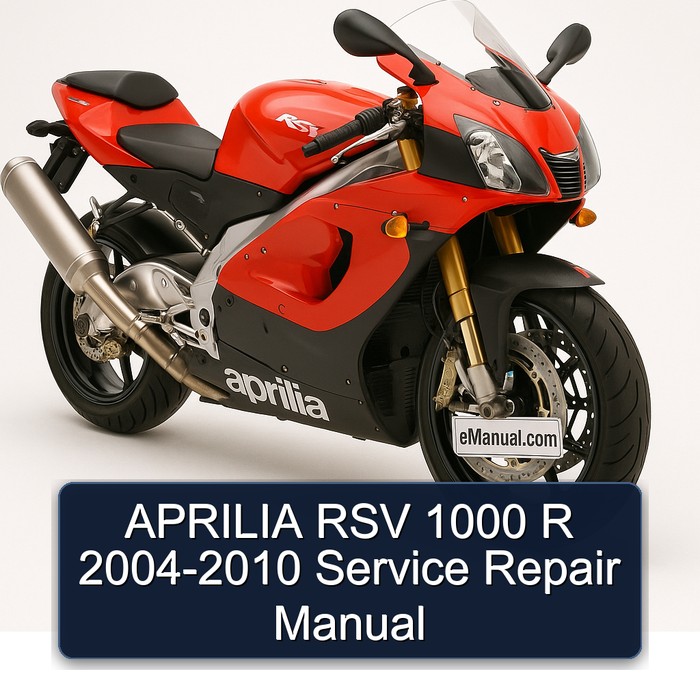 APRILIA RSV 1000 R 2004-2010 Service Repair Manual