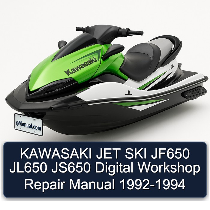 KAWASAKI JET SKI JF650 JL650 JS650 Digital Workshop Repair Manual 1992-1994