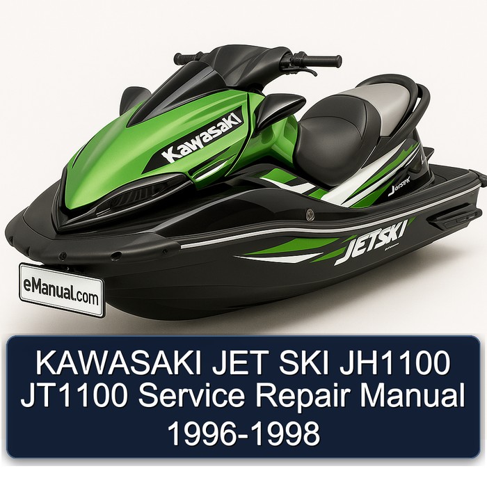 KAWASAKI JET SKI JH1100 JT1100 Manual de servicio y reparación 1996-1998