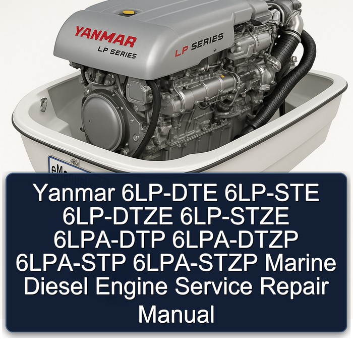 Yanmar 6LP-DTE 6LP-STE 6LP-DTZE 6LP-STZE 6LPA-DTP 6LPA-DTZP 6LPA-STP 6LPA-STZP Marine Diesel Engine Service Repair Manual