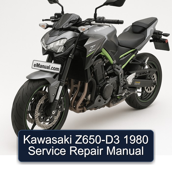 Kawasaki Z650-D3 1980 Service Repair Manual