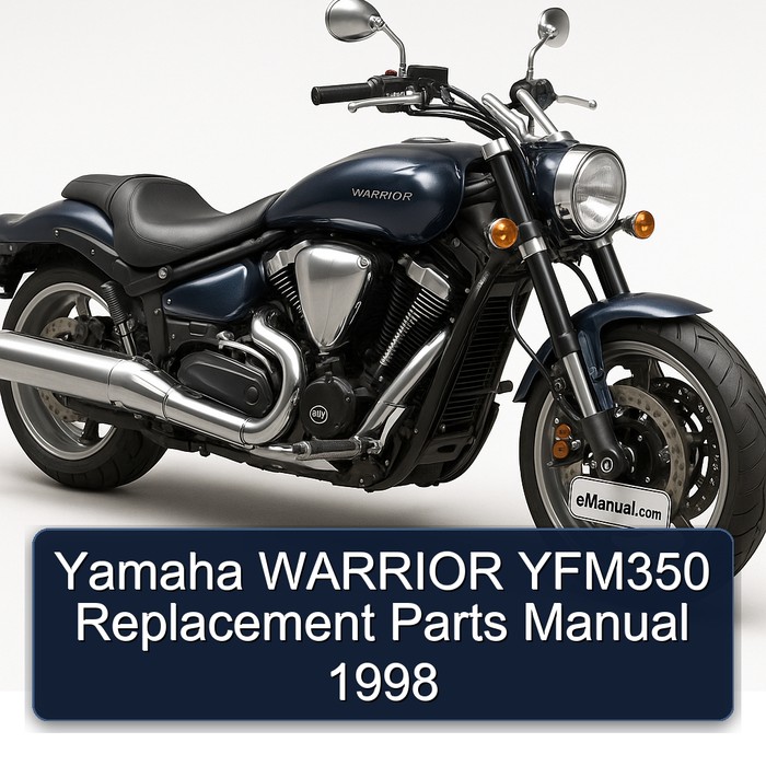 Yamaha WARRIOR YFM350 Replacement Parts Manual 1998 