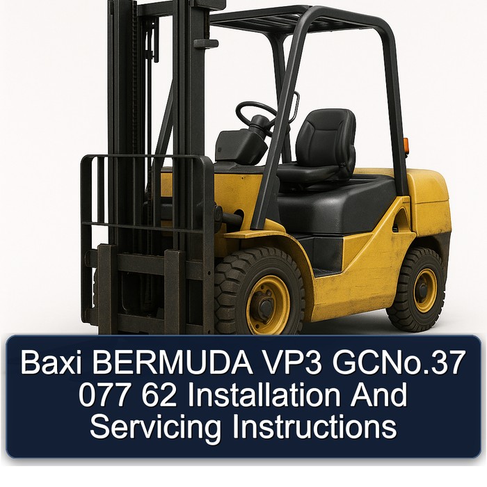 Baxi Bermuda VP3 GCNo.37 077 62 Installation and Servicing Instructions PDF Download