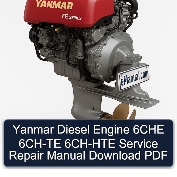 Yanmar Diesel Engine 6CHE 6CH-TE 6CH-HTE Service Repair Manual Download PDF